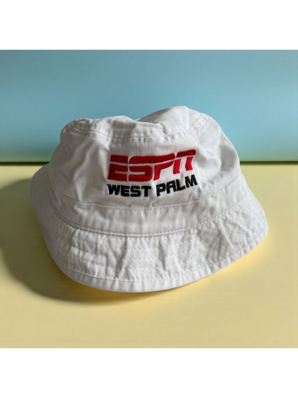 ESPN Women's West Palm White Bucket Hat One Size